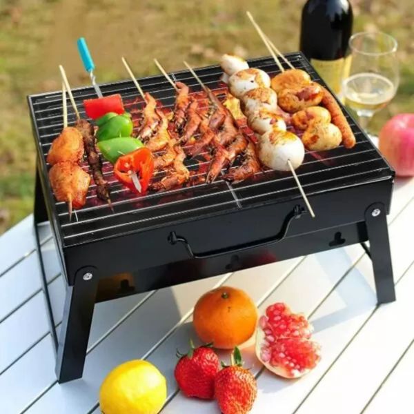 Портативний мангал BBQ Grill Portable 9437-S фото