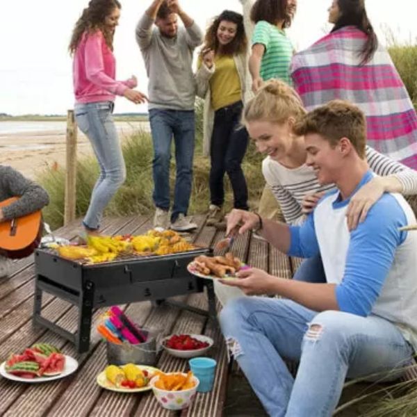 Портативний мангал BBQ Grill Portable 9437-S фото