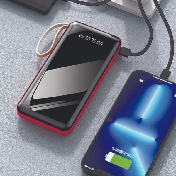 Повербанк ProTech(8000mAh, LED ліхтар, зарядний кабель 4в1 USB, Type-C, micro USB Z-15) PB15 фото