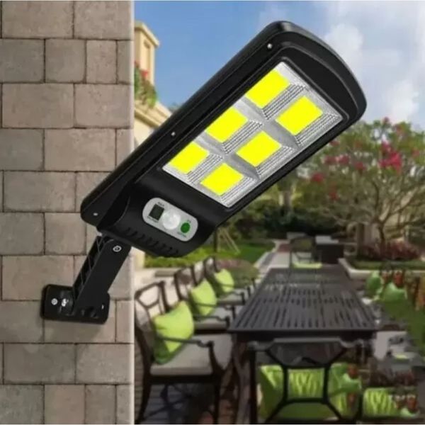 Вуличний ліхтар на стовп з пультом на сонячних батареях Solar Light 6COB фото