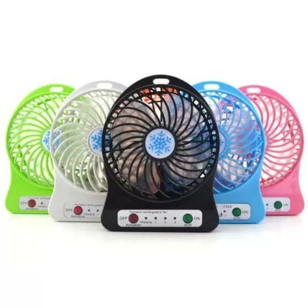 Портативний USB міні-вентилятор з акумулятором Portable Mini Fan FAN1-S фото