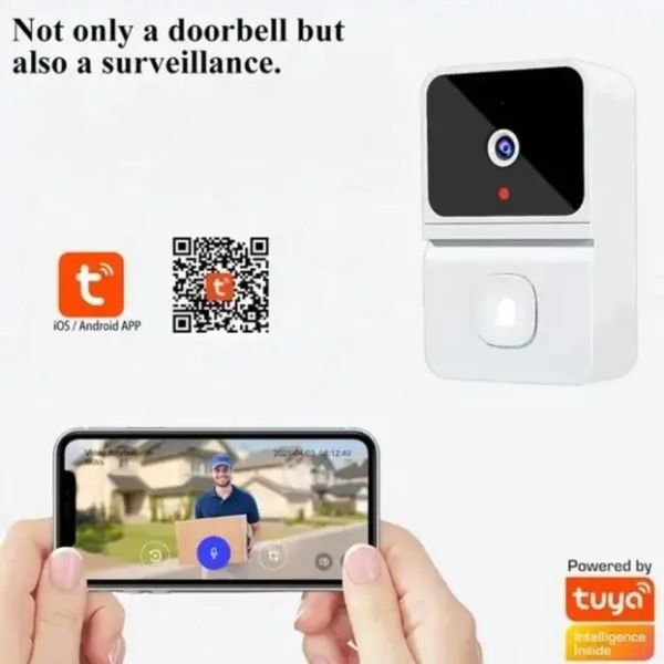 Бездротовий дверний відеодзвінок WiFi Smart Doorbell NM66-S фото