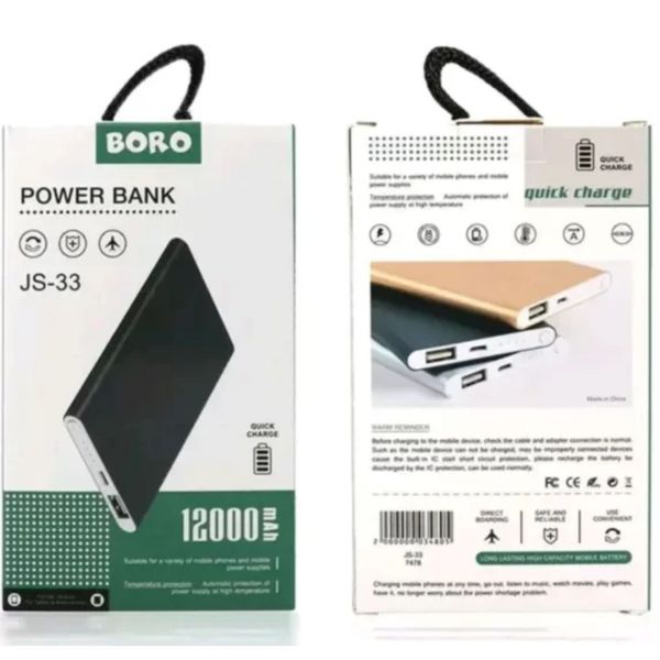 Power bank Boro 12000mAh NJS33 фото