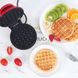 Вафельниця міні для бельгійських вафель Mini Waffle Maker MRK32 фото 2