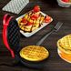 Вафельниця міні для бельгійських вафель Mini Waffle Maker MRK32 фото 5