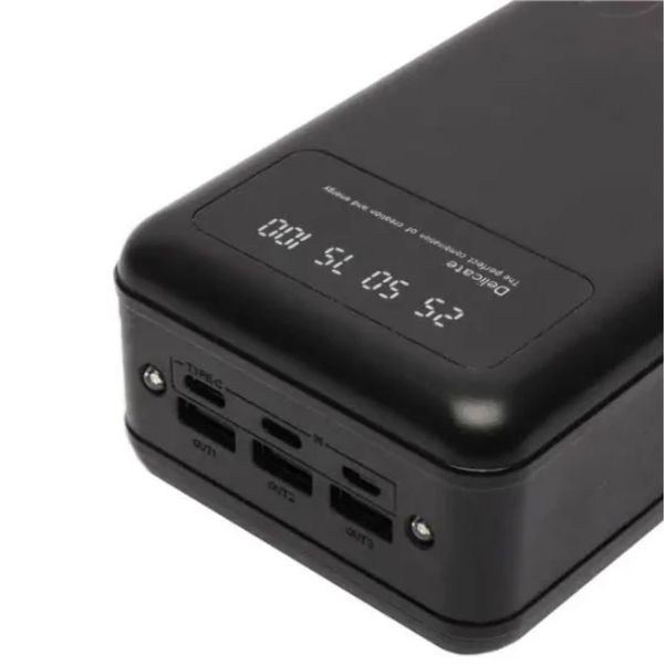 Зарядний пристрій Power Bank Viaking(50000mAh, 3 гнізда, з ліхтариком) NN77-S фото