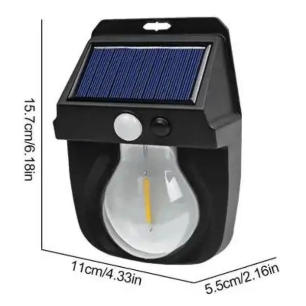 Ліхтар на сонячній батареї з датчиком руху Solar Lamp NCL118-S фото