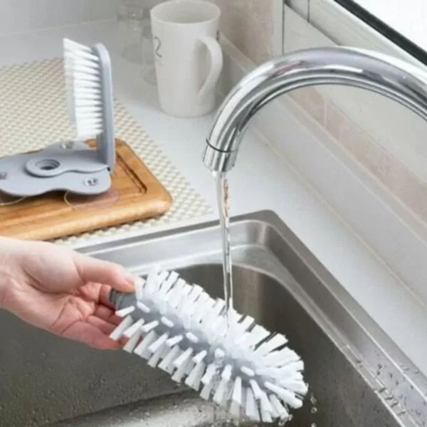 Щітка для миття склянок і пляшок Multi-Function Suction Cup Brush 11102900 фото