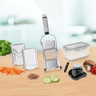 Універсальна овочерізка кухонний рубанок Nicer Dicer ws47521-W фото