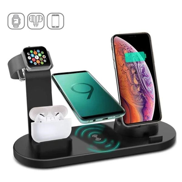 Бездротова зарядна станція 3в1 Wireless charger NWH31 фото