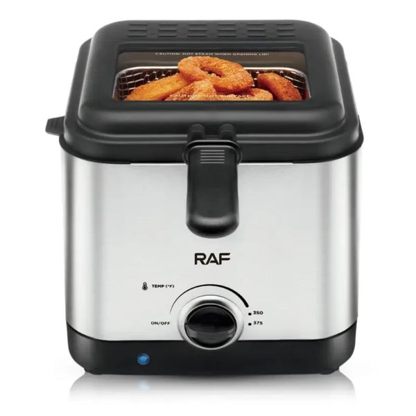 Електрична фритюрниця на 2.5л для смаження без олії 1000Вт Deep Fryer RAF RAF5300 фото